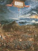 Albrecht Altdorfer the battle of lssus Sweden oil painting artist